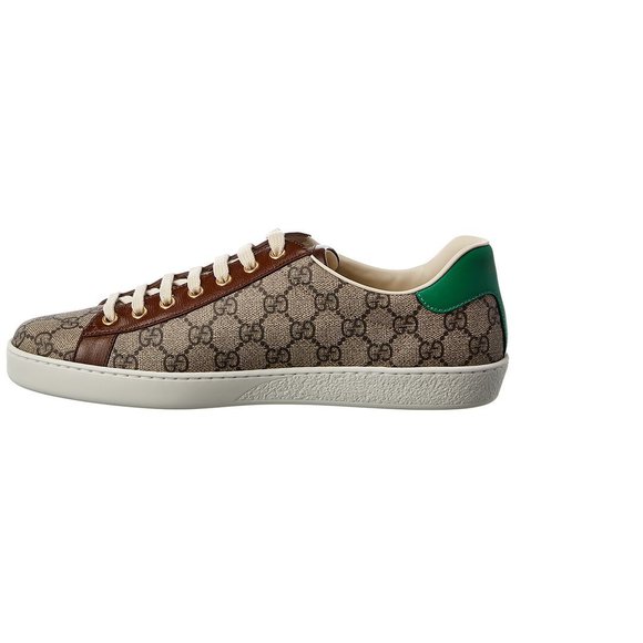 Gucci Ace Fake/Not Leather-Trim Sneaker - Picture 2 of 7